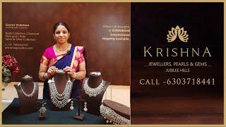 #bridaljewellery / Beautiful Wedding Diamond Jewellery Designs / Krishna Jewellers Pearls & Gems