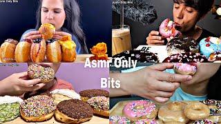 ASMR DONUT//Compilation///no talking///Bites only////asmr Mukbang//asmr food