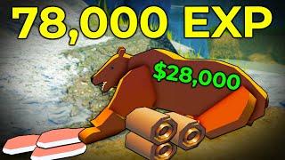 The BEST & FASTEST Method of MASTERING HUNTING In The Wild West! - (Money & EXP)