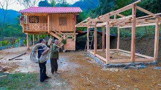 1 DAY Construction and Completion of a Special Wooden House | The Country Boy and the Single Old Man