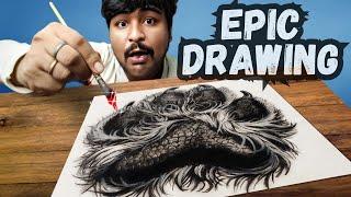 Dog paw Print drawing | hyper realistic drawing | Goutam dutta arts