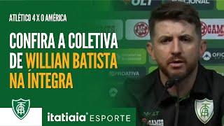 WILLIAN BATISTA DEFENDE JORI E EVITA APONTAR CULPADOS APÓS DERROTA DO AMÉRICA