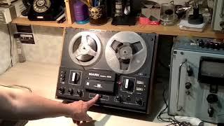 Маяк 205 катушечный магнитофон часть 1 USSR reel tape recorder Mayak-205