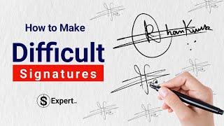  How to Make Difficult Signature | Signature Style Of My Name | How to Signature Your Name