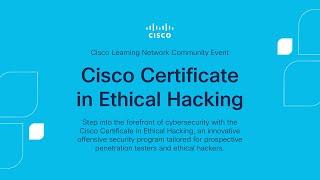 Cisco Certificate in Ethical Hacking