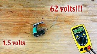 ️ 62 volts from a regular battery!!! How to assemble a simple inverter with your own hands ️