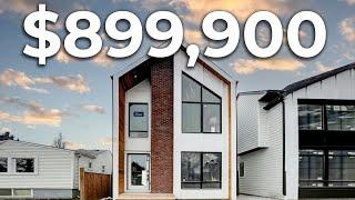 INSIDE a $899,900 Infill Detached House in SE Calgary, Alberta, Canana l Sean Na