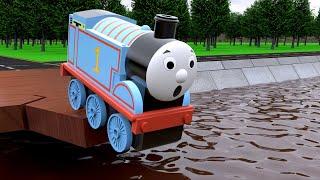 Thomas The Train and The Broken Bridge | Thomas and Friends Dinosaur Adventure (Part 2)