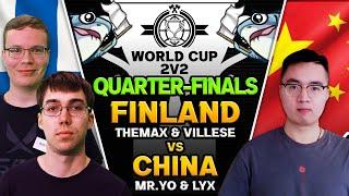 Finland vs China - 2v2 World Cup Quarterfinals - Full Series