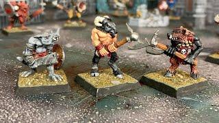 Oldhammer Beastmen Minis from the Early Days of Warhammer Fantasy