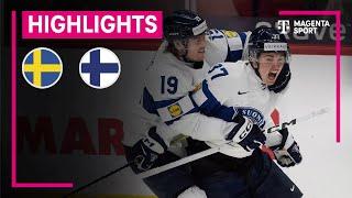 Schweden - Finnland | IIHF U20 Eishockey-WM, Halbfinale | MAGENTA SPORT