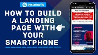 How To Create A Free Landing Page With SmartPhone