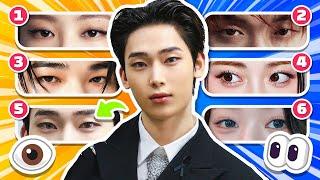 GUESS THE KPOP IDOLS BY THEIR EYES #1  | KPOP QUIZ 2025