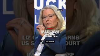 Liz Cheney warns US Supreme Court on Trump immunity case