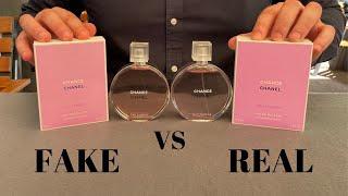 Fake vs Real Chanel Chance Eau Tendre Perfume