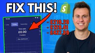 Why Your Shopify Store Is Losing Money! The 5 Biggest Mistakes Made By Beginners