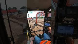 Road cut ready for 3D paving demo… #whenithastoberight