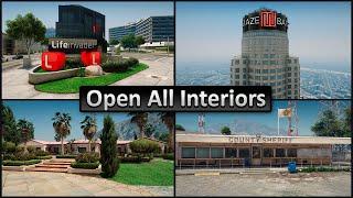 How to install Open All Interiors mod in GTA 5 / How to enter the interior in GTA 5