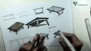 How to sketch furniture