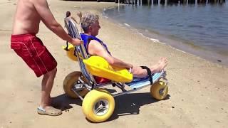 WaterWheels Floating Beach Wheelchair | John Preston Healthcare