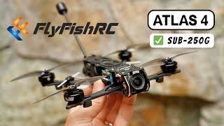 FlyFishRC Atlas 4 LR - 4" ultralight drone frame for sub-250g build with DJI O3 Air Unit