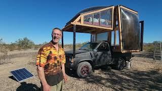 Truck Tour Nomad Living in a DIY Truck Camper