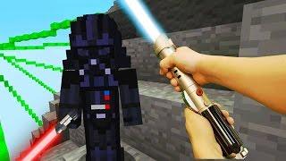 REALISTIC MINECRAFT - STEVE vs DARTH VADER! (Star Wars)