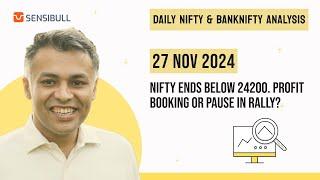 NIFTY & BANK NIFTY Analysis for Tomorrow | Stock Market Outlook | 27 November 2024, Wednesday