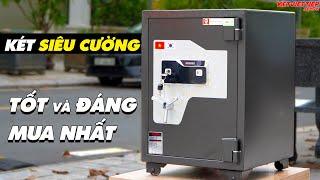 Két sắt siêu cường khóa vân tay điện tử KVTSC45 chính hãng siêu báo động về điện thoại