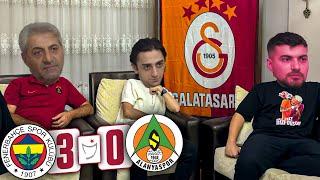 GALATASARAYLILAR FENERBAHÇE MAÇINI İZLİYOR | Fenerbahçe 3-0 Alanyaspor #fenerbahçe