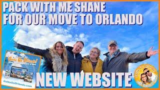 PACK WITH ME SHANE | MOVING TO ORLANDO | OUR BRAND NEW WEBSITE!