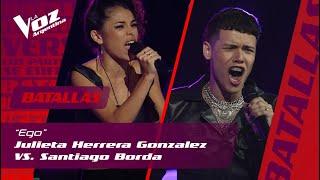 Santi Borda y Julieta Herrera - "Ego" - Batallas - La Voz Argentina 2021