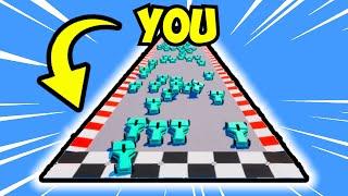 I Made a Racing Game but YOU'RE THE TRACK...