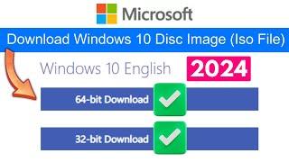 How to Download Windows 10 ISO Files in 2024 || Get Windows 10 from Official Microsoft Homepage