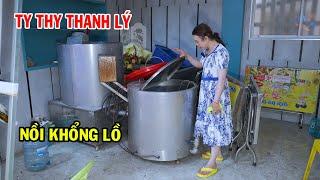 Ty Thy thanh lý cái nồi siêu to khổng lồ - Ty Thy Vlog Gỏi đu đủ