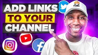 How To ADD Social Media Links To YouTube Channel (The RIGHT Way)