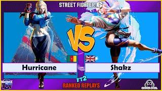 SF6 Hurricane (cammy) VS Shakz (manon) Masterz TV