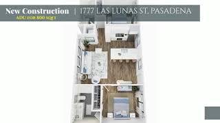 New Construction in Pasadena by Local Realtor Amy Wu | 1777 Las Lunas Street, Pasadena