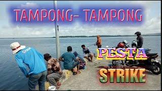 #fullstrike Pesta Strike Ikan Tampong-tampong | Mancing di Pelabuhan Cappa Ujung | Mancing Mania