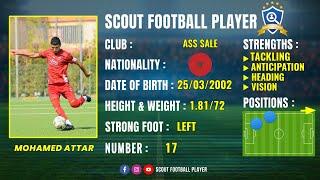 MOHAMED ATTAR  CENTRE DEFENDER & LEFT BACK  ASS SALE  BEST OF 2024/25 HD