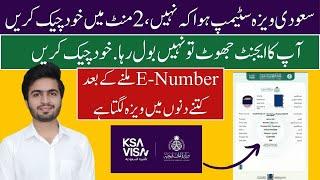 Saudi Visa Stamping Status Check by Passport Number || Saudi visa stamping status online