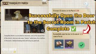 How to Successfully Open the Door to the Secret Room in Parish | MAP EXPLORATION TRANQUILITY PARISH