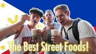 FIRST DAY IN PHILIPPINES! - FILIPINO STREET FOOD HALO HALO?!