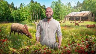 LA FERME 100% AUTONOME en EAU, VIANDE, LÉGUMES, plantes aromatiques et perpétuelles