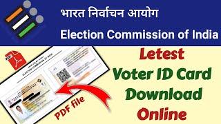 Voter Card Download Online in PDF | How to Download Voter Card