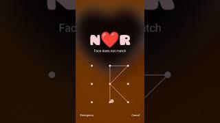 N love R pattern lock ️ || NR Phone lock || Love status #status