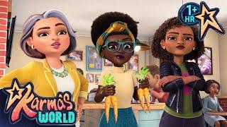 Moms On Strike | Girls on a Mission | Karma's World | 9 Story Fun