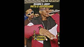 QUANDO O JHONY IMITA O ADVERSÁRIO #batalhaderima #batalha #rap #hiphop #rima Ib: @rap_shorts_br