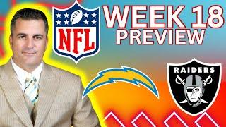 Los Angeles Chargers vs Las Vegas Raiders Predictions and Picks | 2024 NFL Week 18 Bets