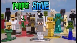 MINECRAFT NEW Nano Metalfigs TOYS! Unboxing Overworld Action Figures